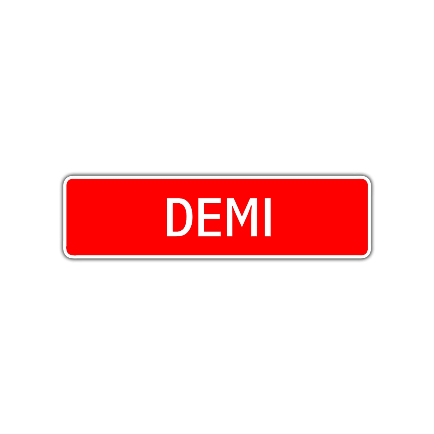 Demi Street Sign