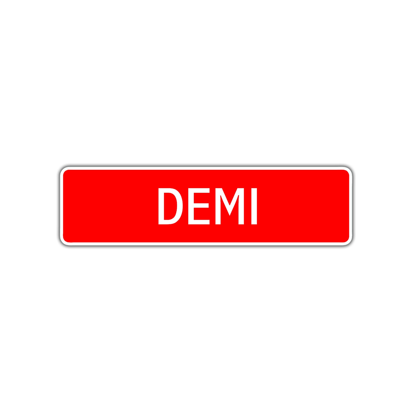 Demi Street Sign