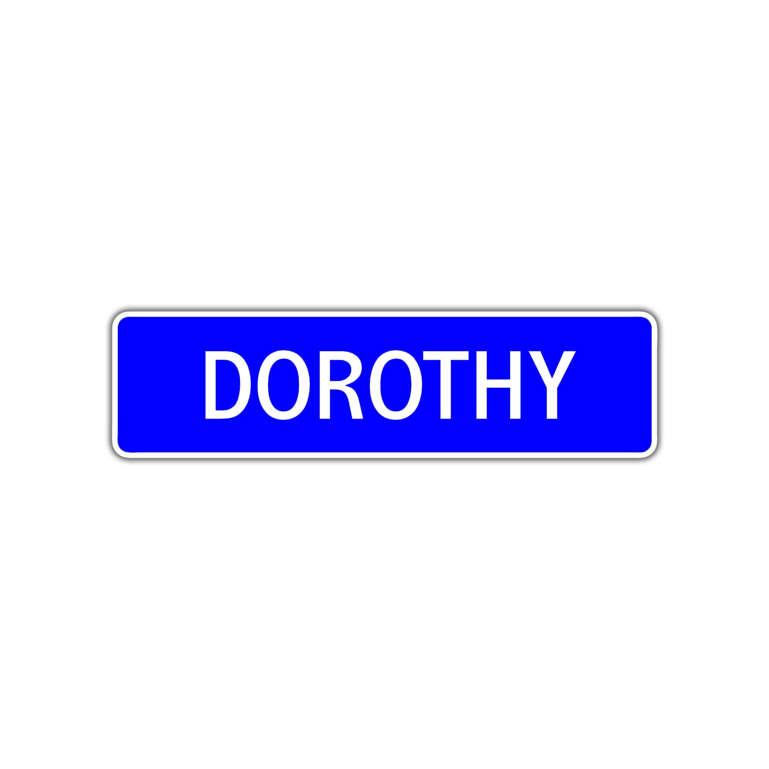 Dorothy Street Metal Sign Plate