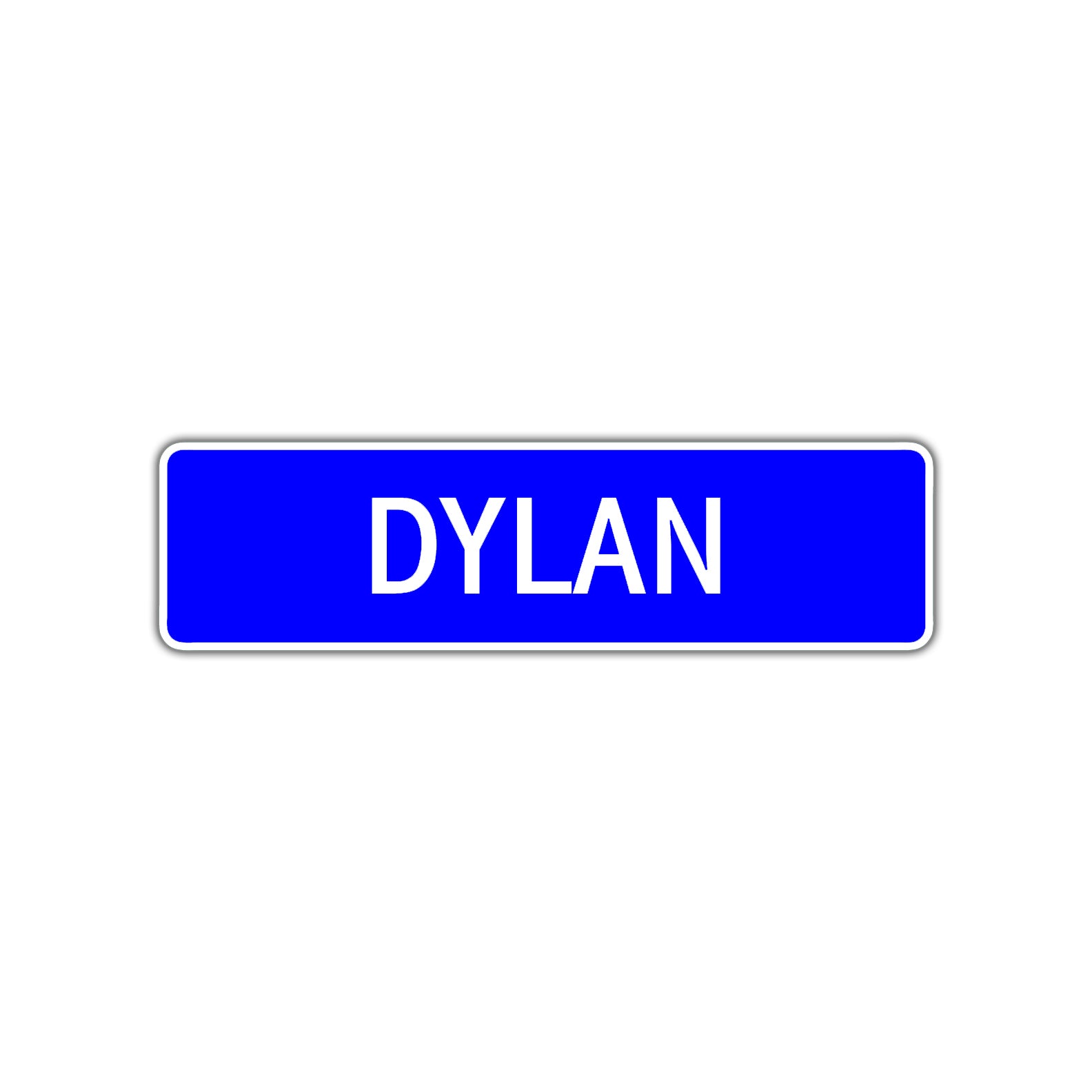 Dylan Street Metal Sign Plate