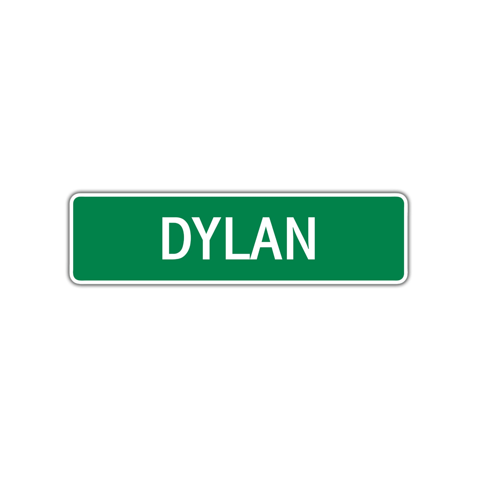 Dylan Street Sign Plate