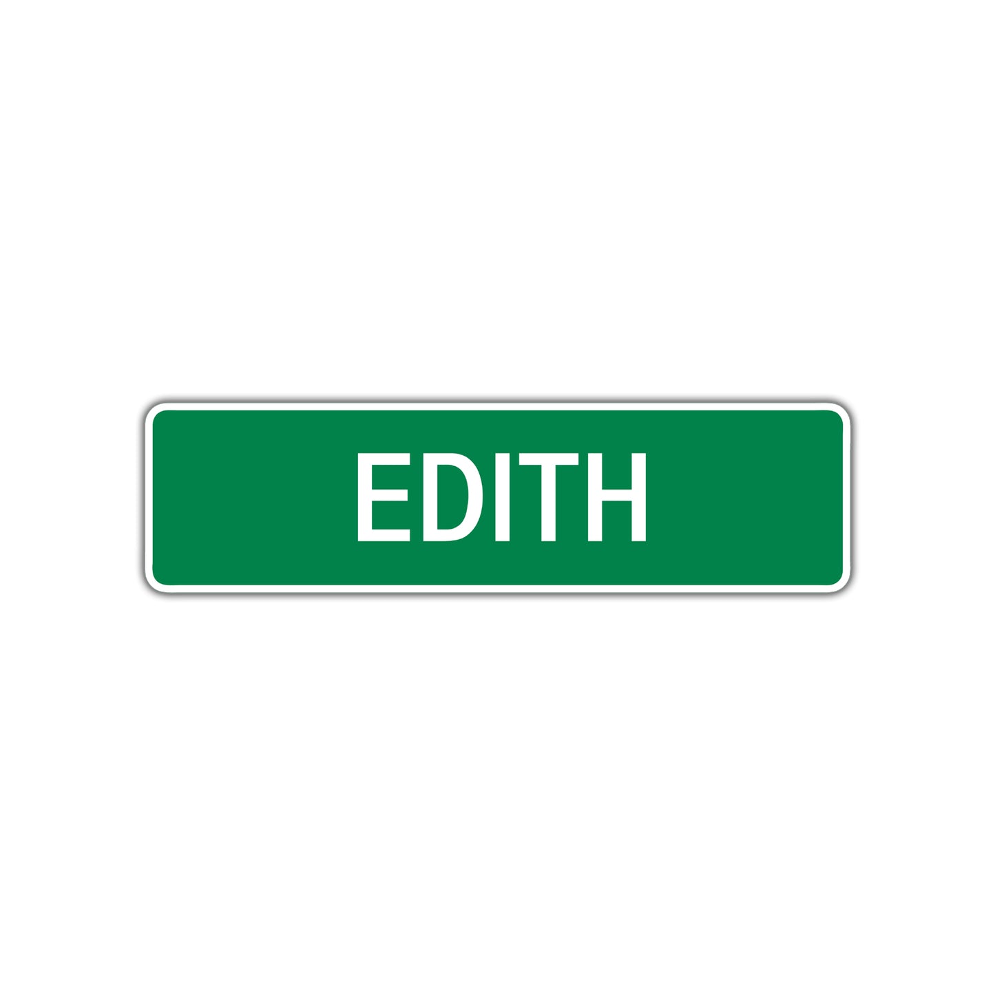 Edith Street Sign Plate