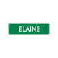 Elaine Street Sign Plate