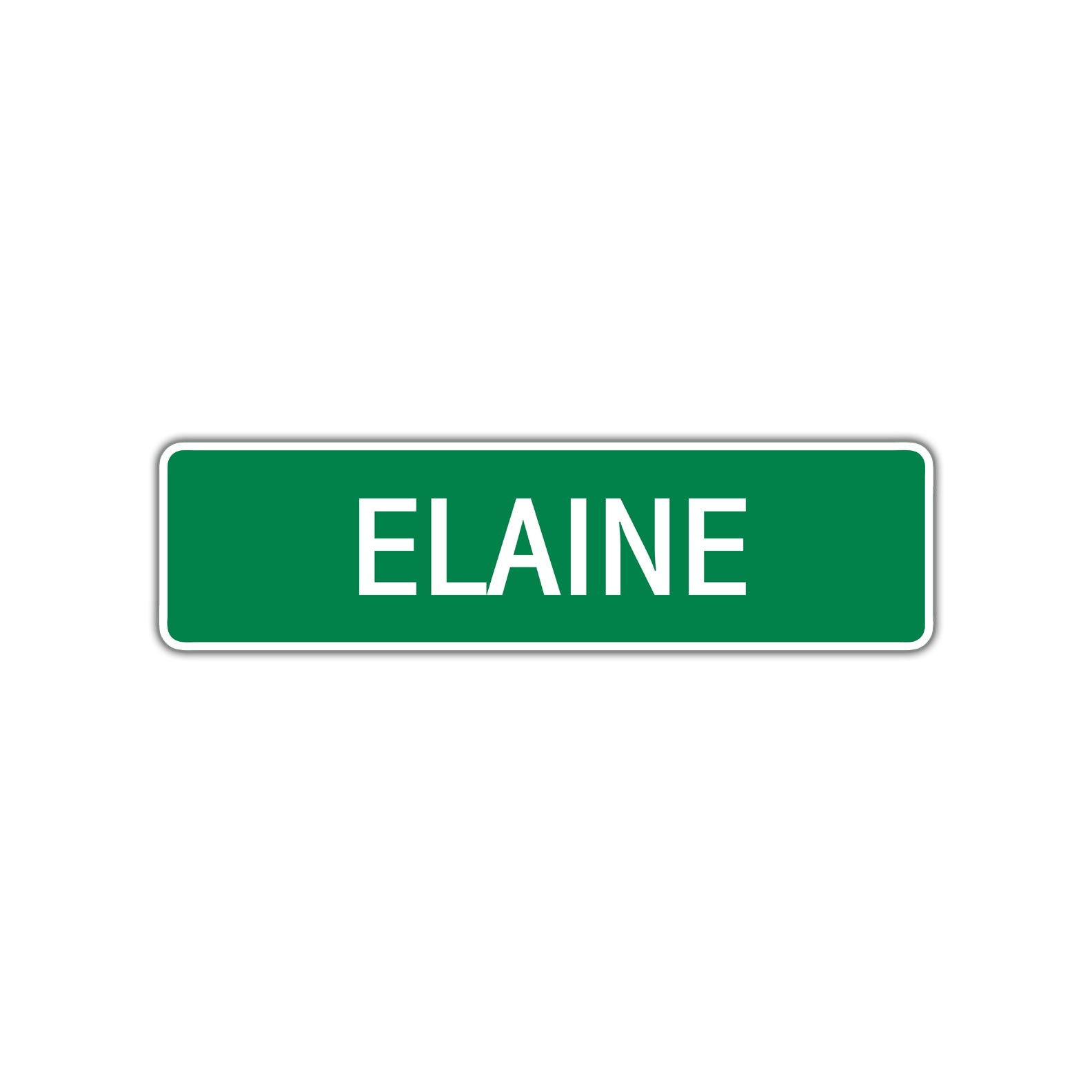 Elaine Street Sign Plate