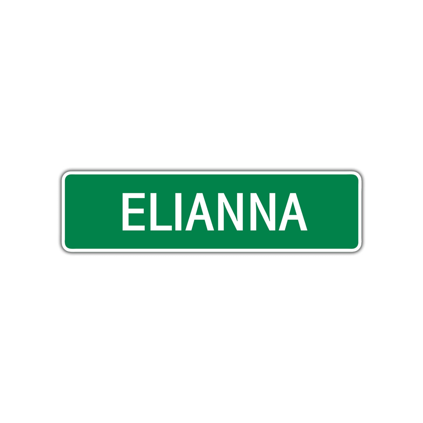 Elianna Street Sign Plate