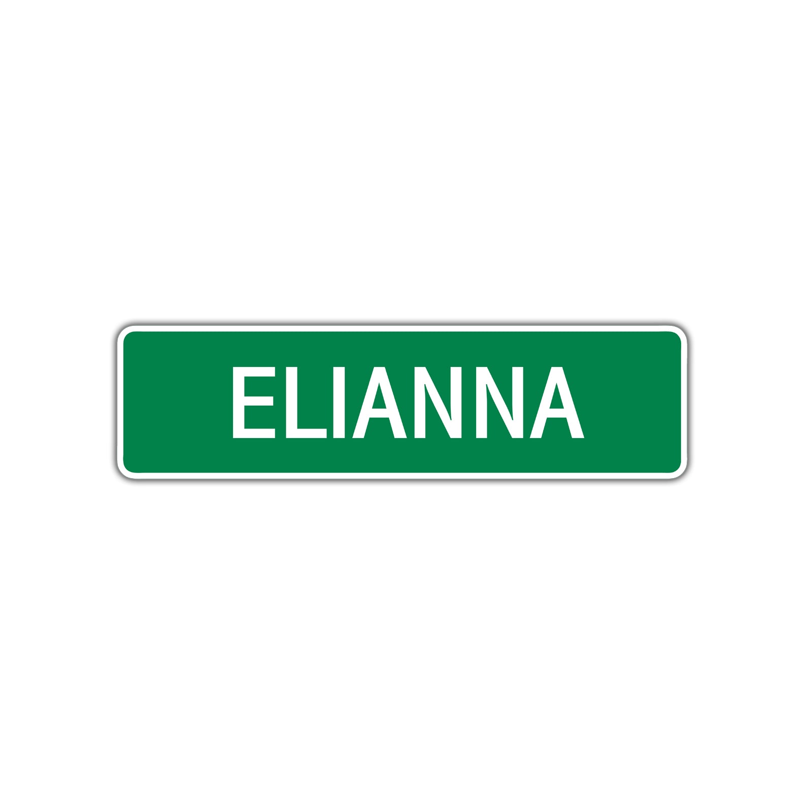 Elianna Street Sign Plate