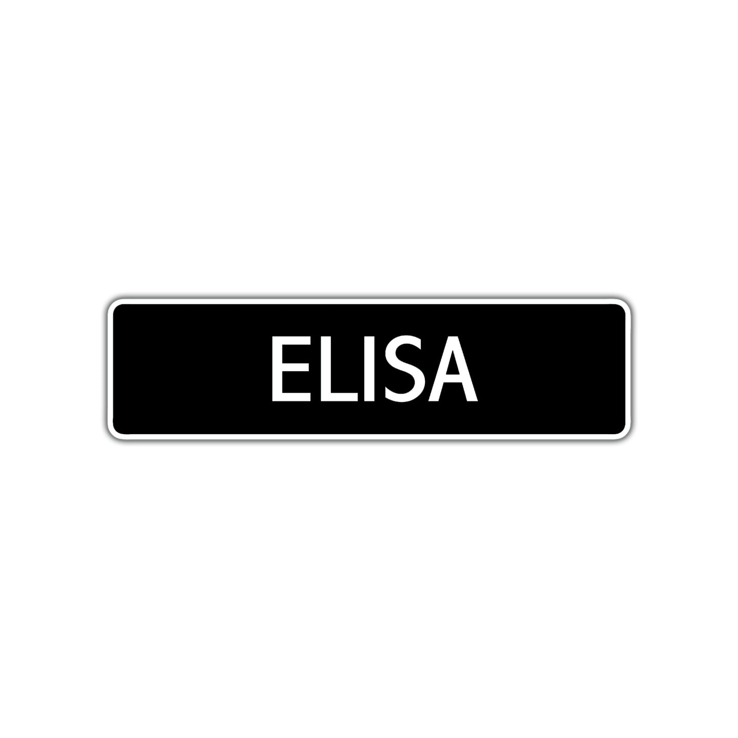 Elisa Street Metal Sign 