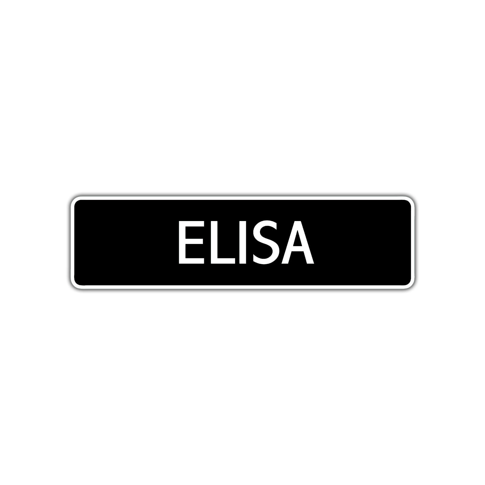 Elisa Street Metal Sign 