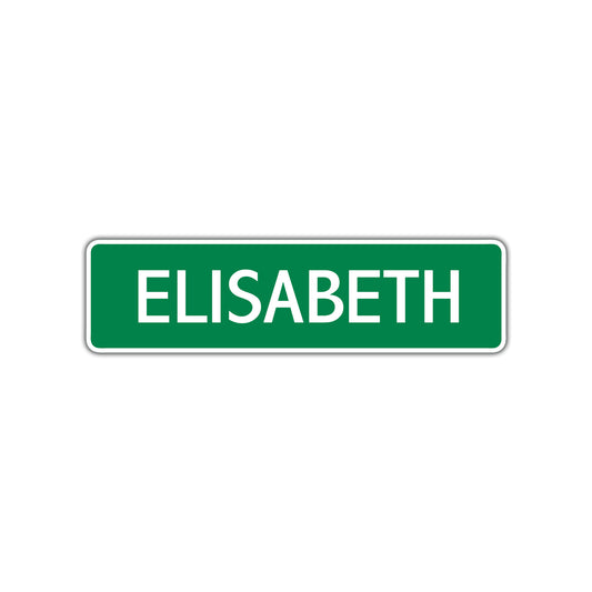Elisabeth Street Sign