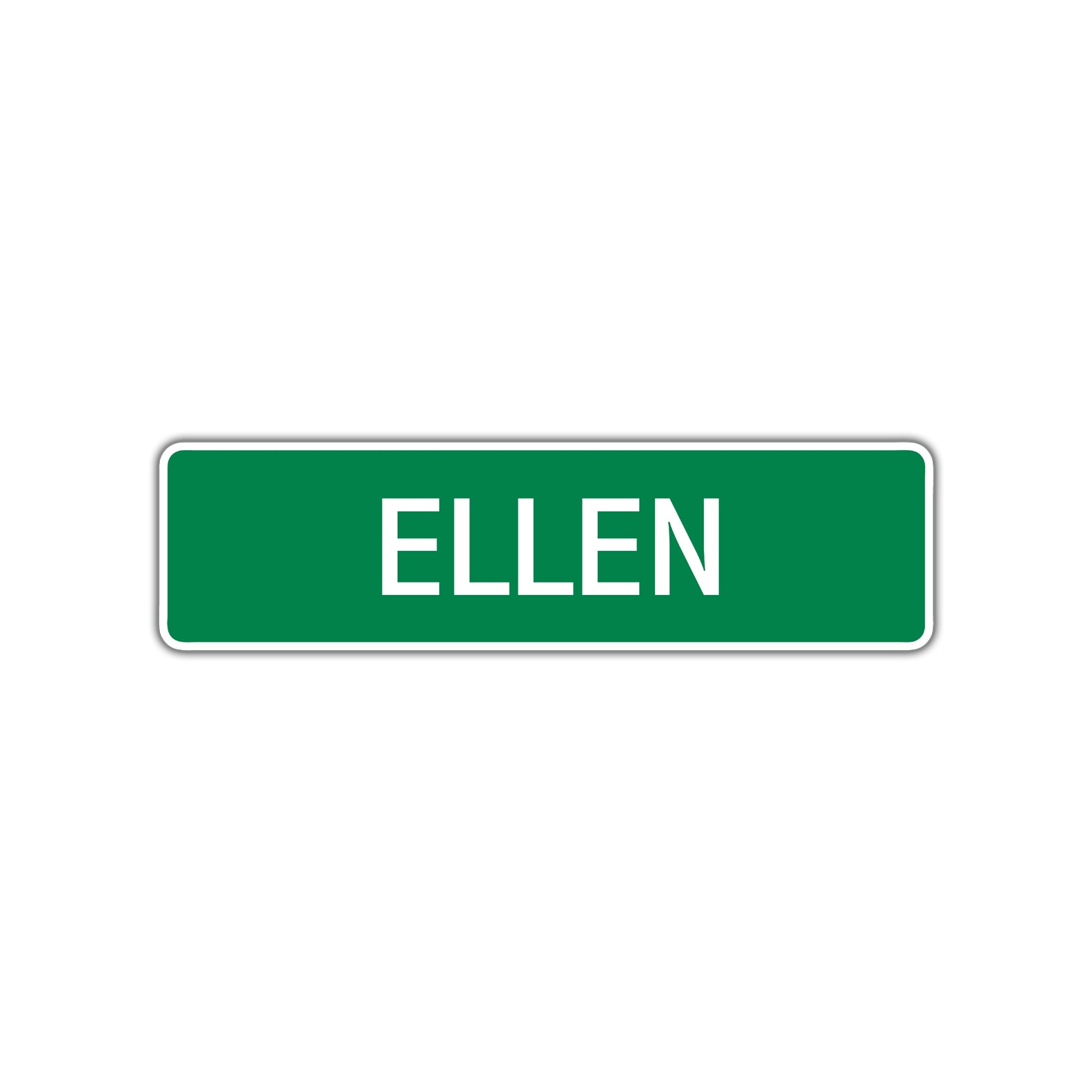 Ellen Street Sign Plate