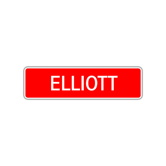 Elliott Street Sign