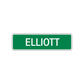 Elliott Street Sign Plate