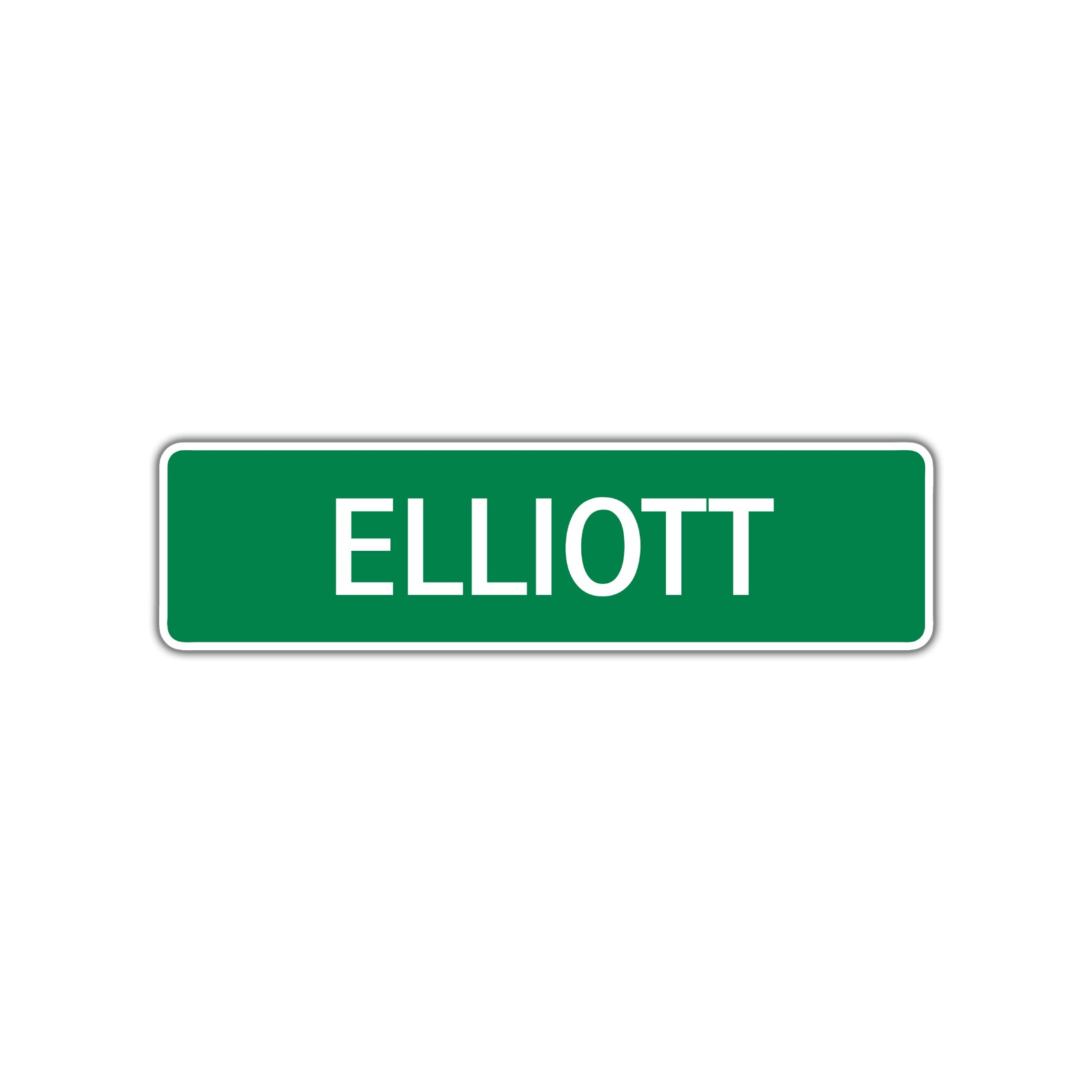 Elliott Street Sign Plate