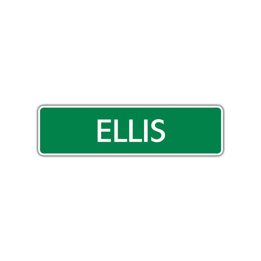 Ellis Street Sign