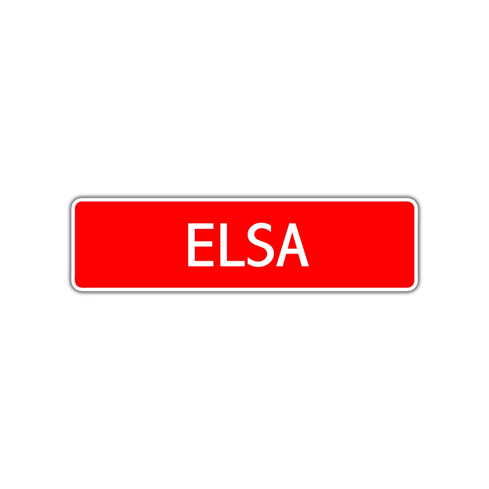 Elsa Street Sign