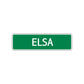 Elsa Street Sign Plate