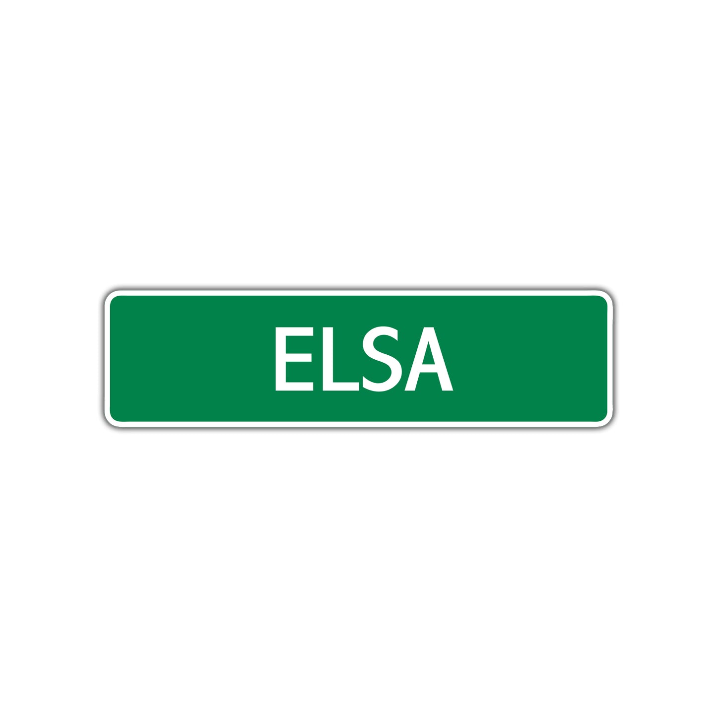 Elsa Street Sign Plate