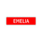 Emelia Street Sign