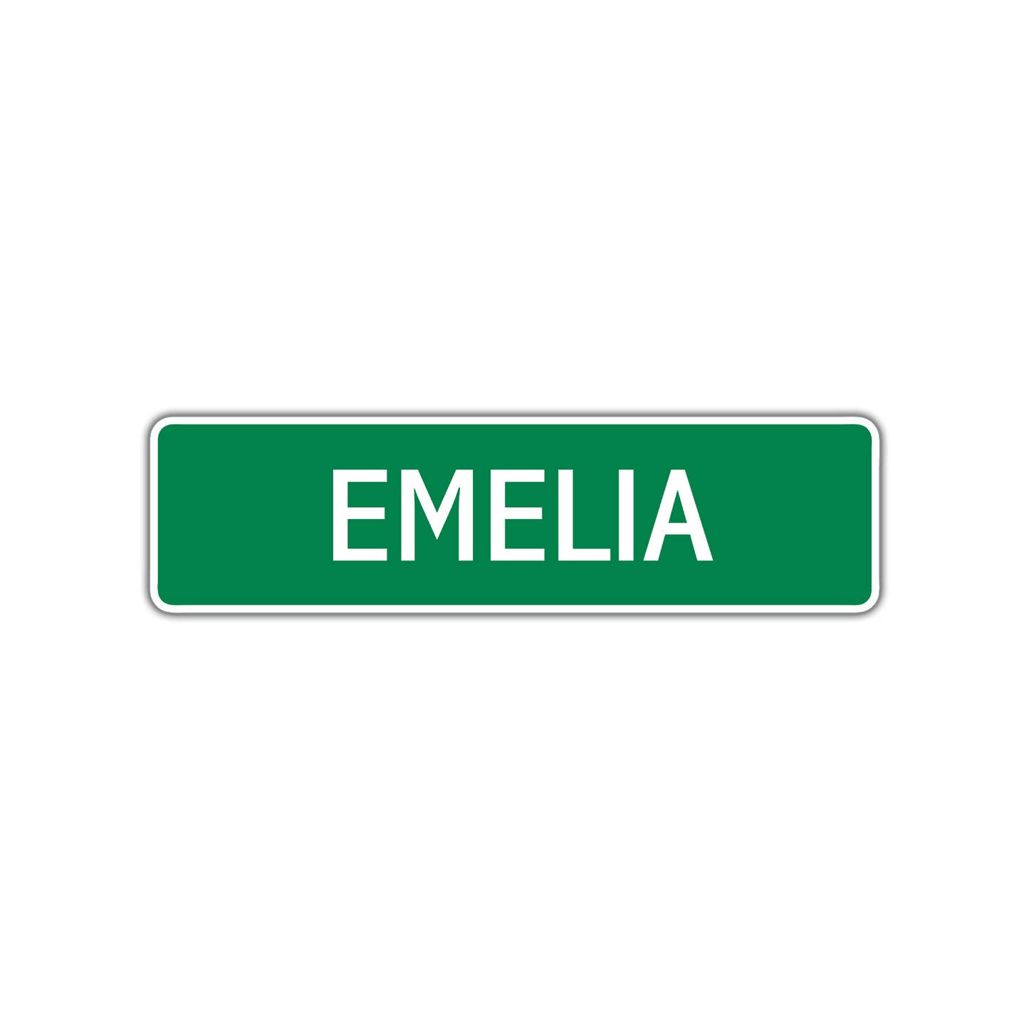 Emelia Street Sign Plate