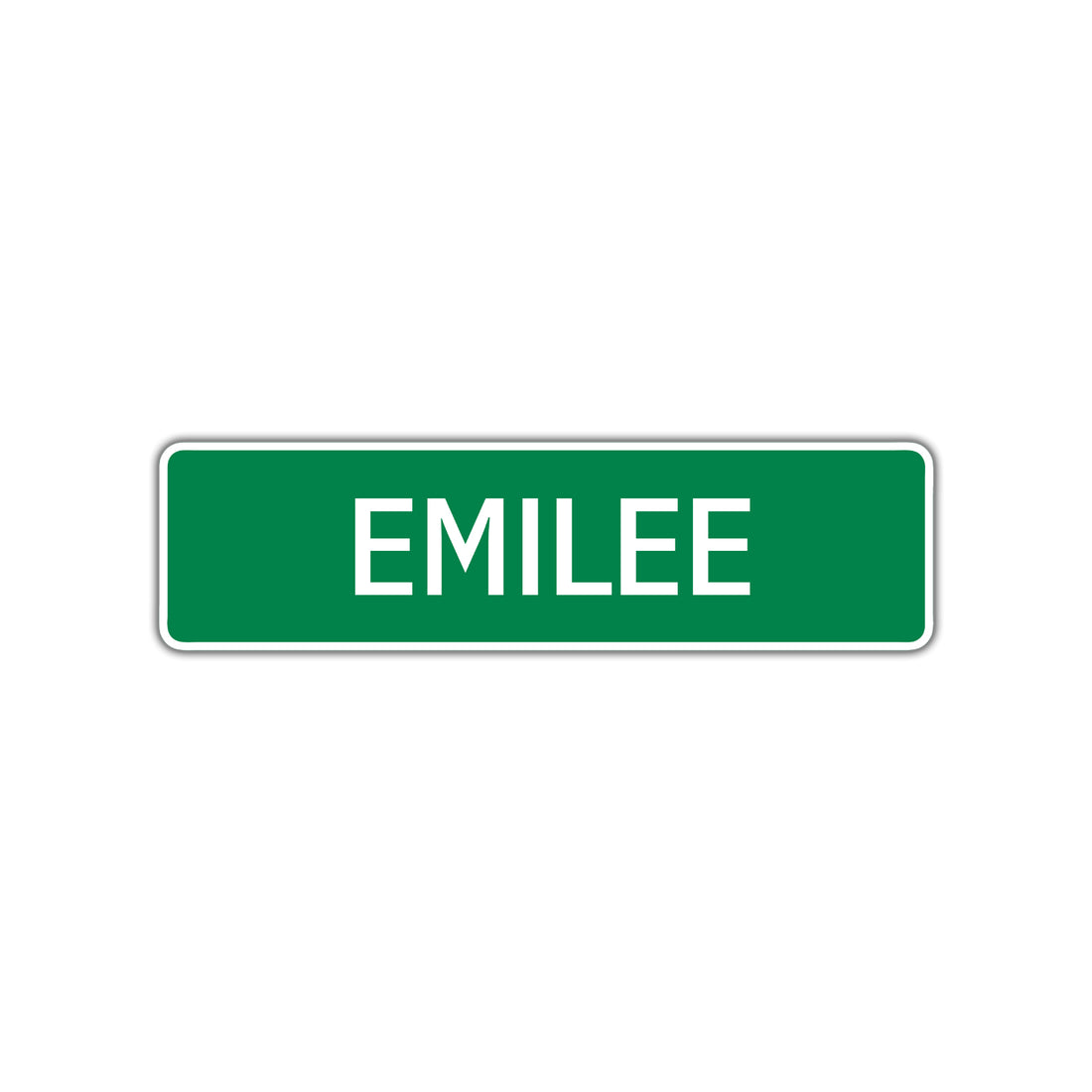 Emilee Street Sign Children Name Room Plate – Sign Fever