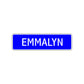 Emmalyn Street Metal Sign Plate