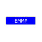 Emmy Street Metal Sign Plate