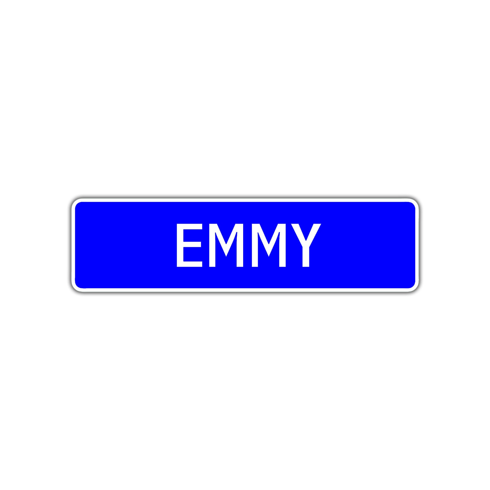 Emmy Street Metal Sign Plate