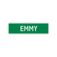 Emmy Street Sign Plate