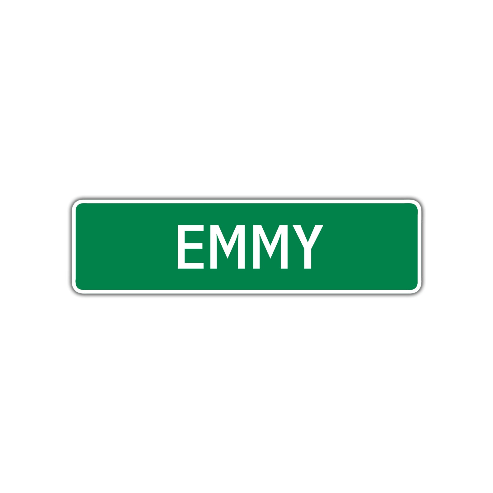 Emmy Street Sign Plate