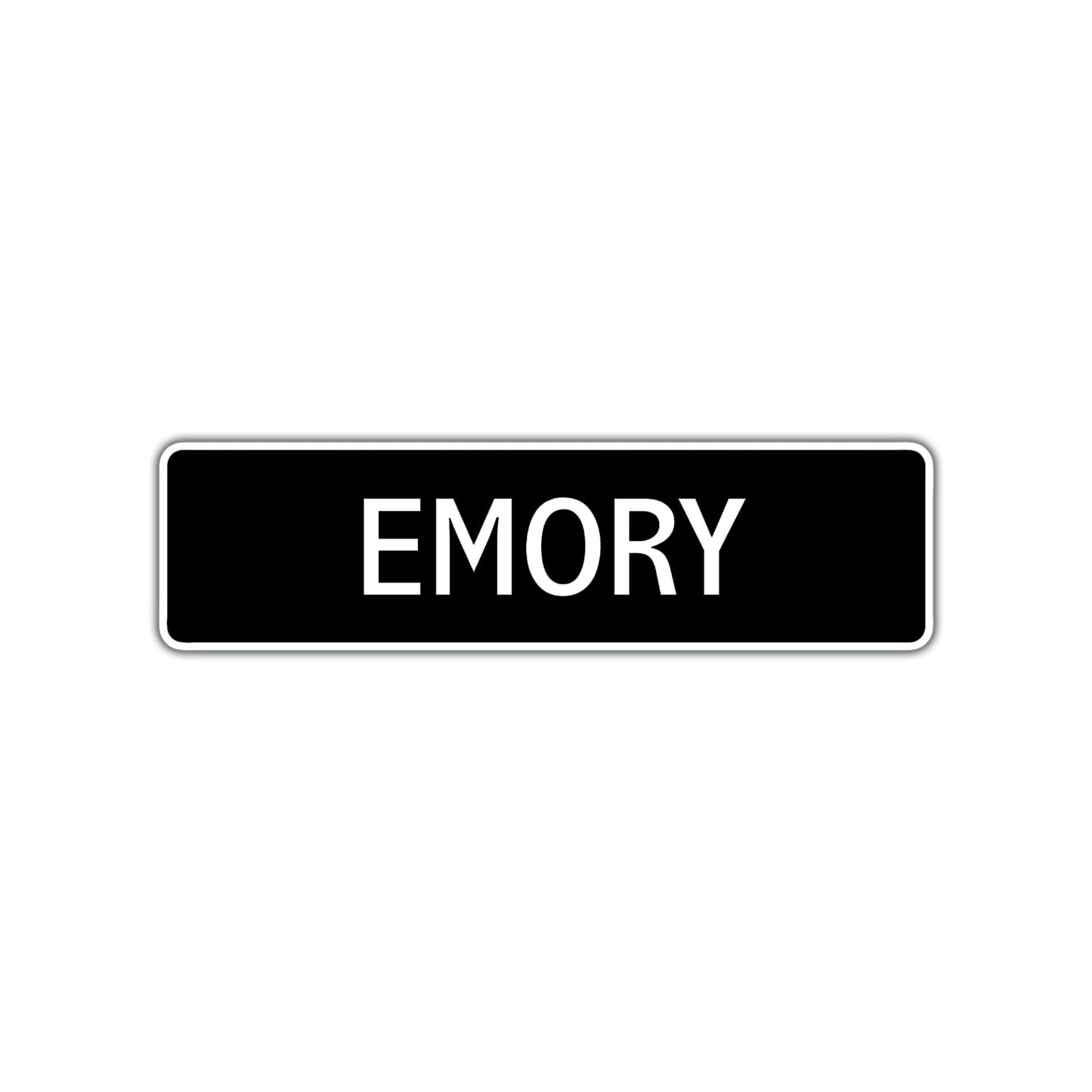 Emory Street Metal Sign  
