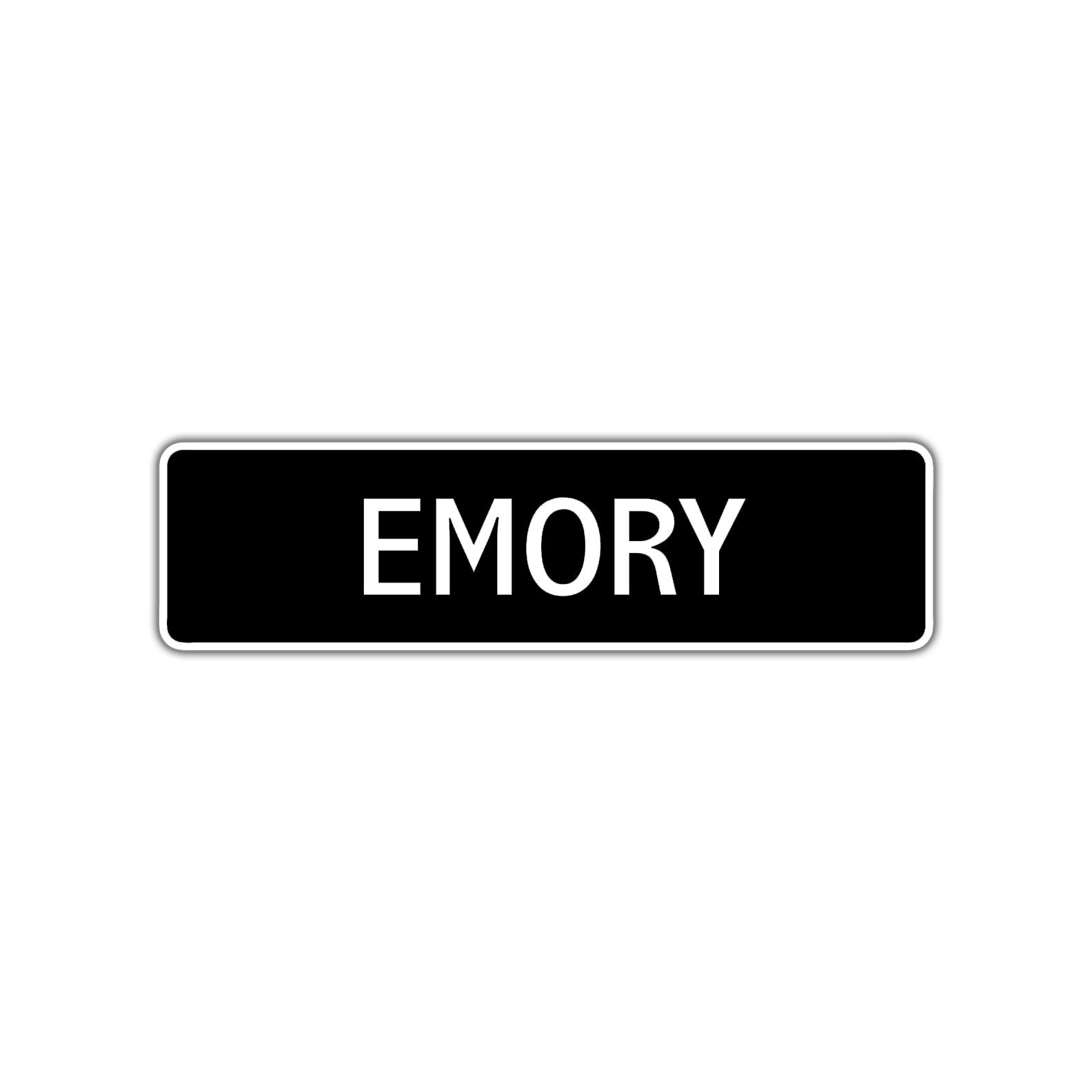Emory Street Metal Sign  