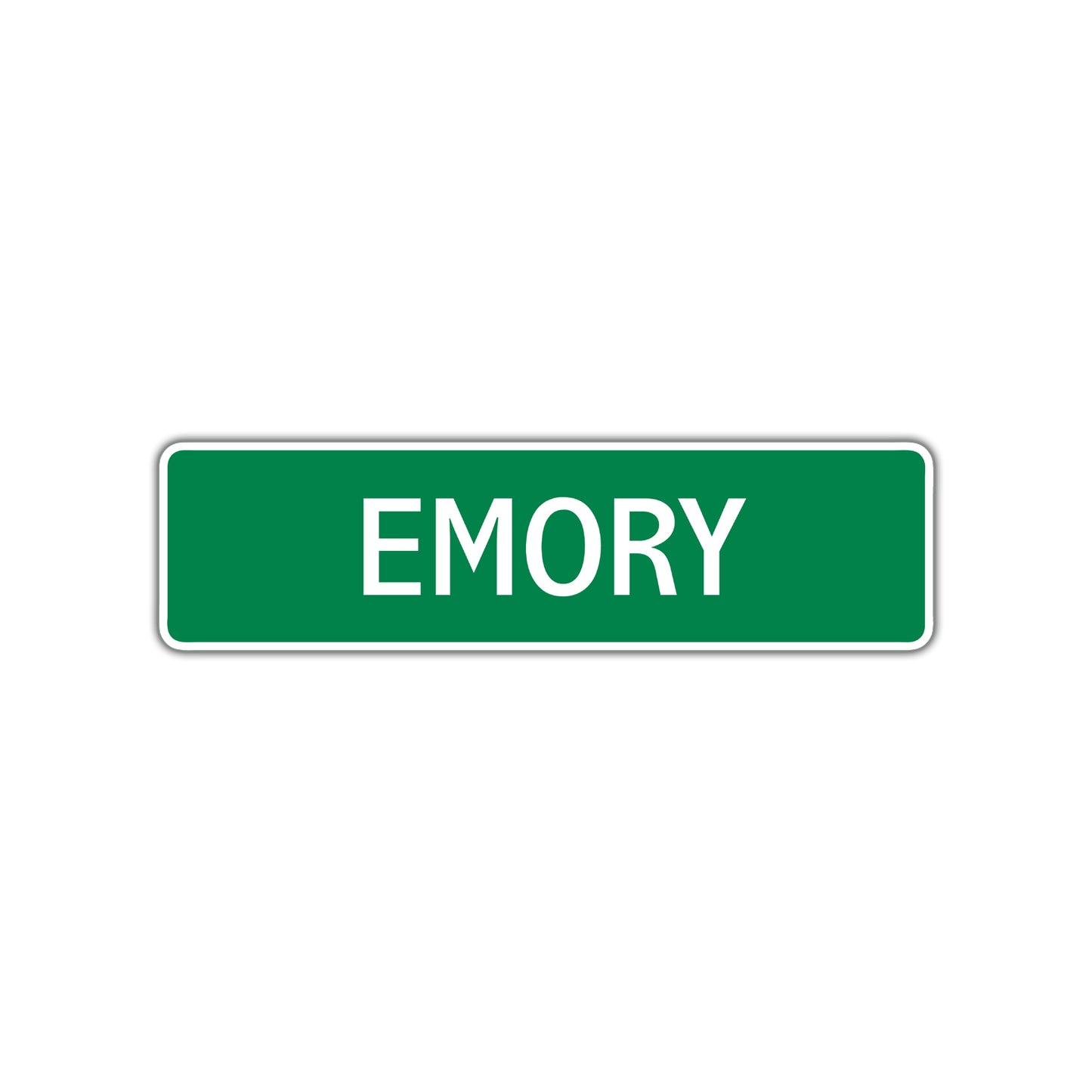 Emory Street Sign Plate