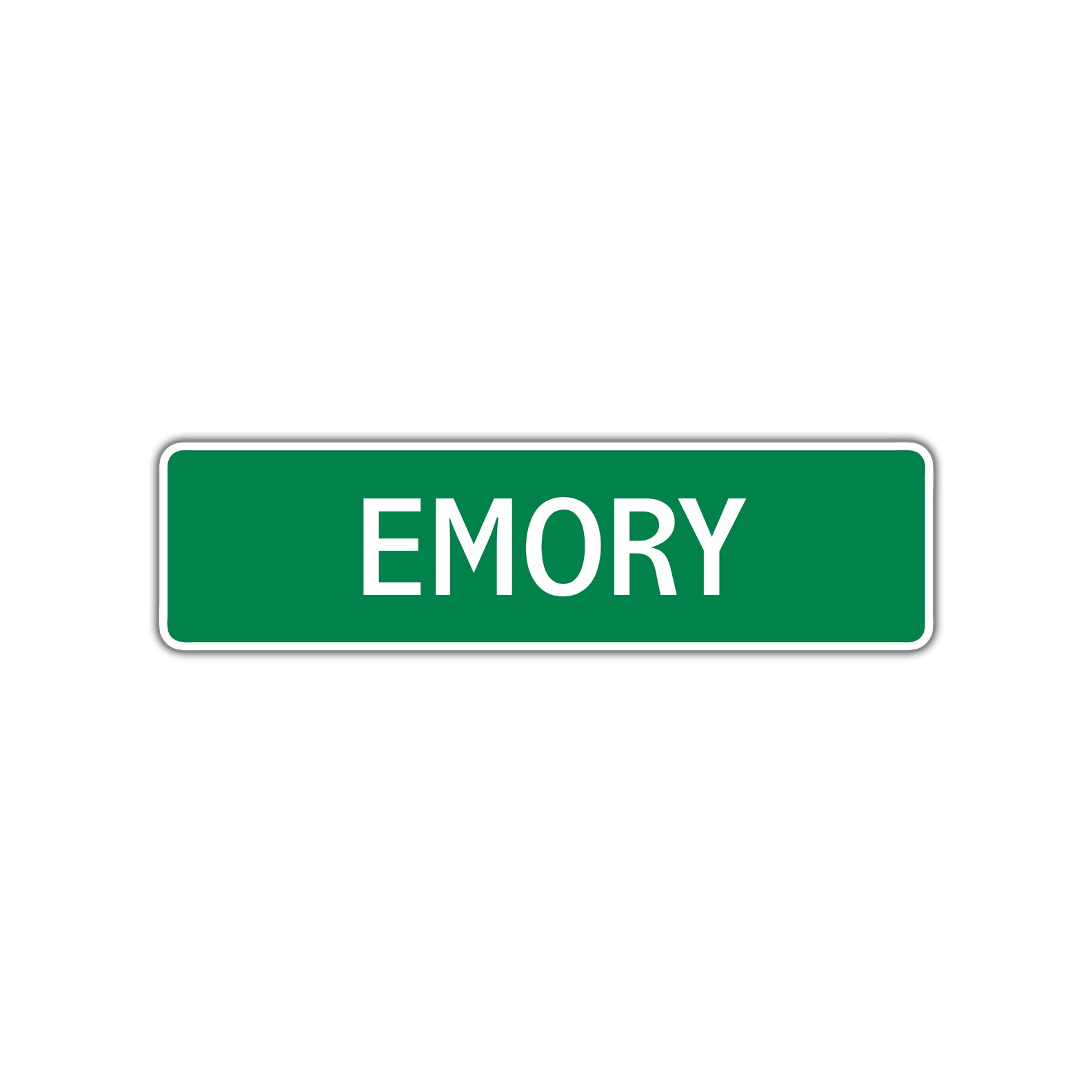 Emory Street Sign Plate