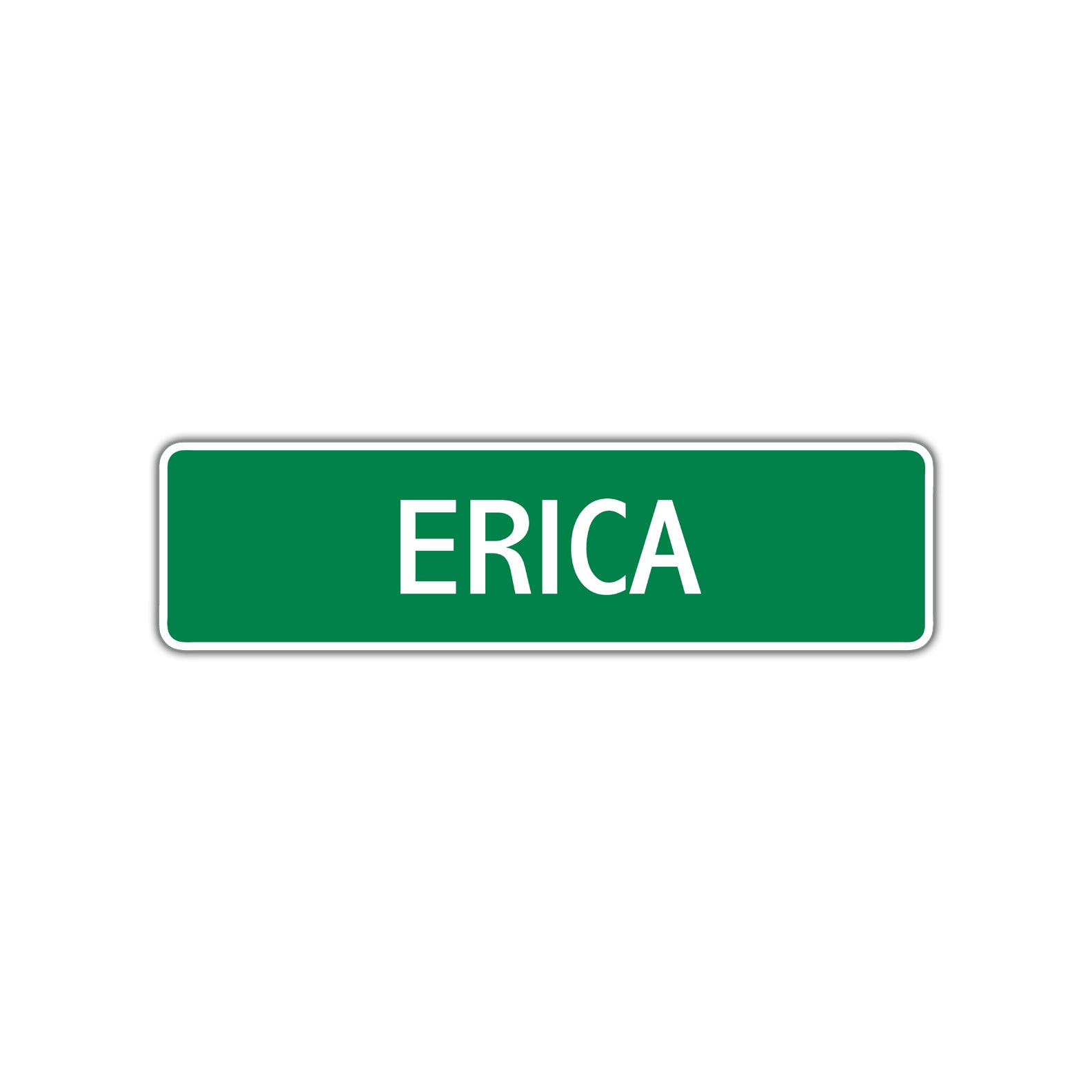 Erica Street Sign