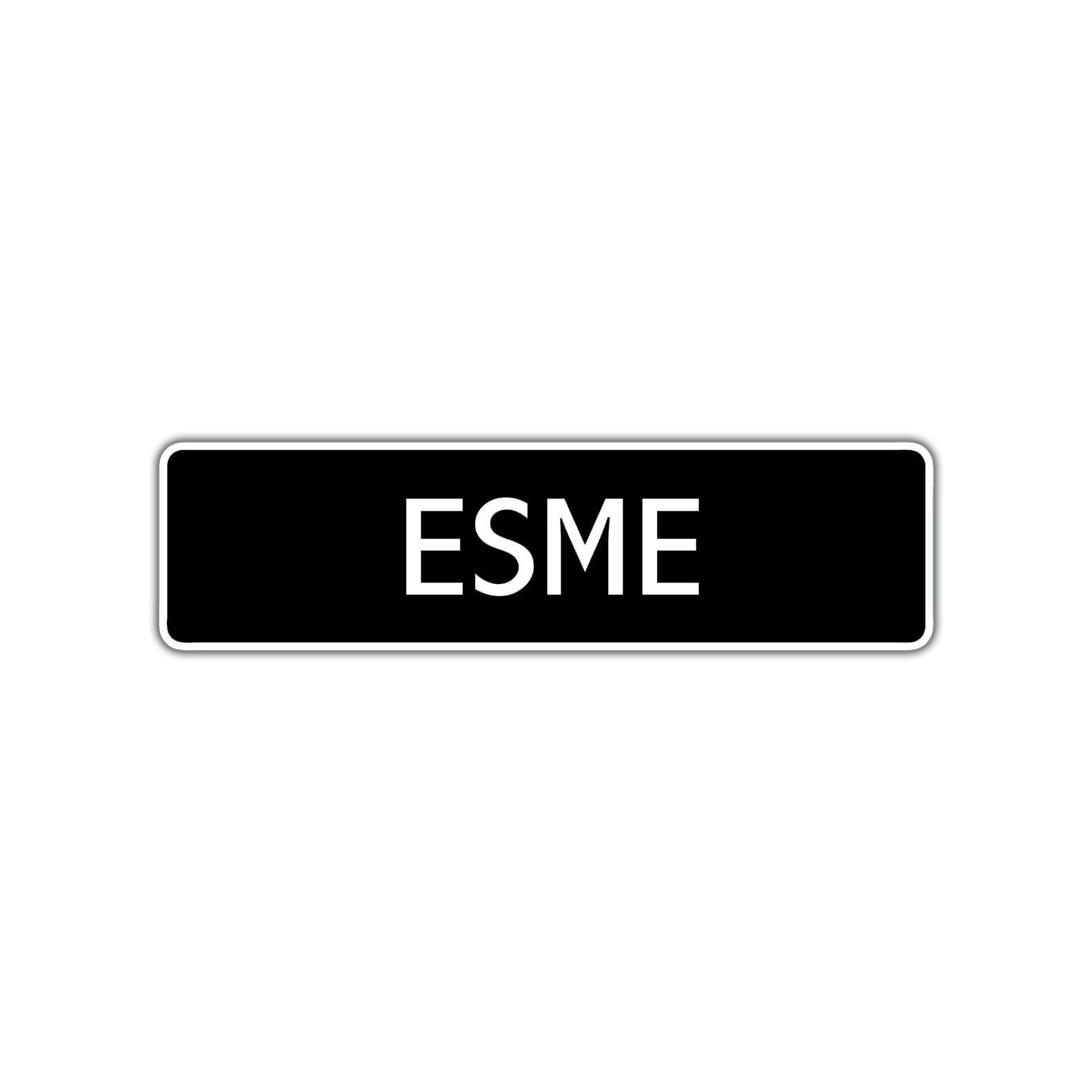 Esme Street Metal Sign Plate