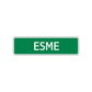 Esme Street Sign Plate
