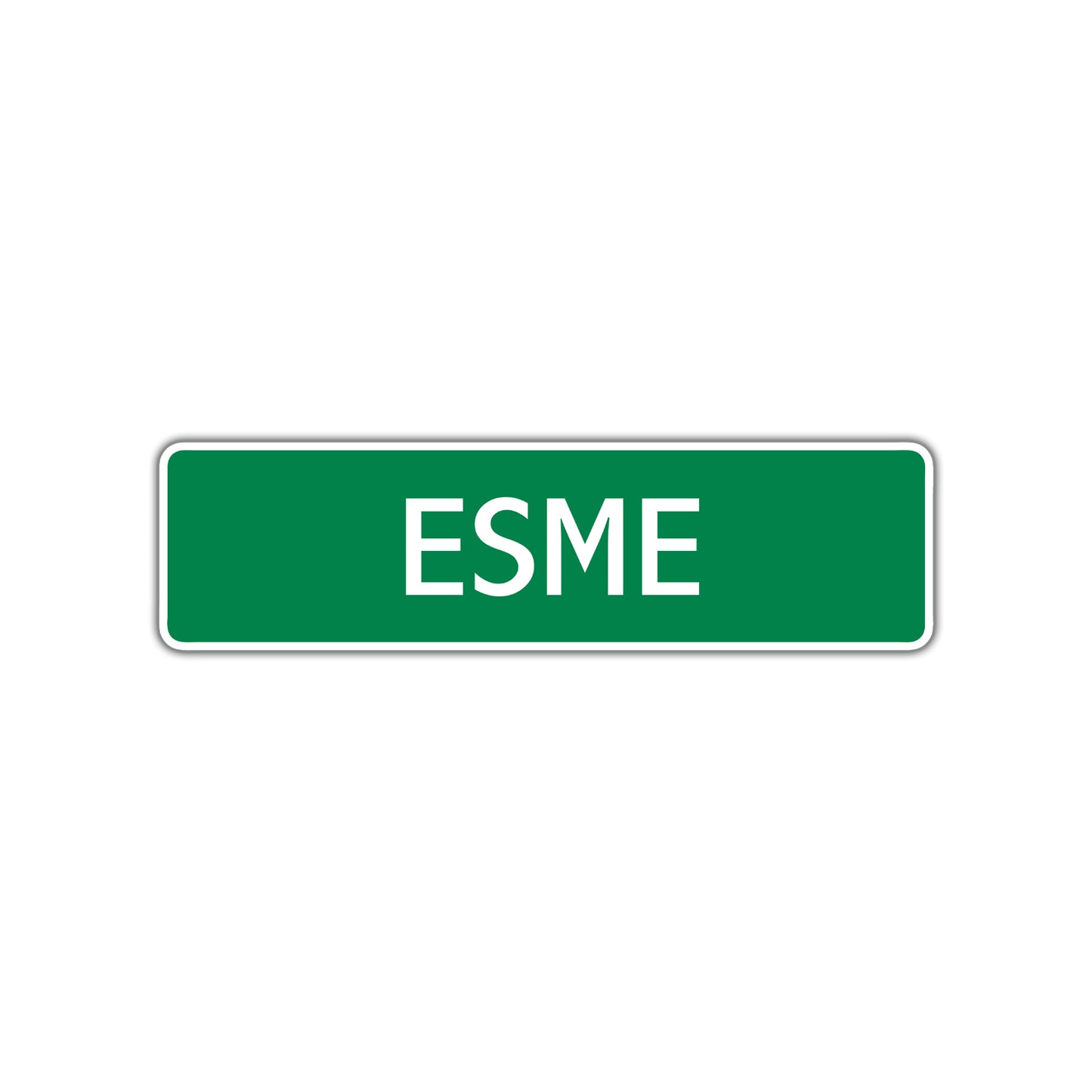 Esme Street Sign Plate