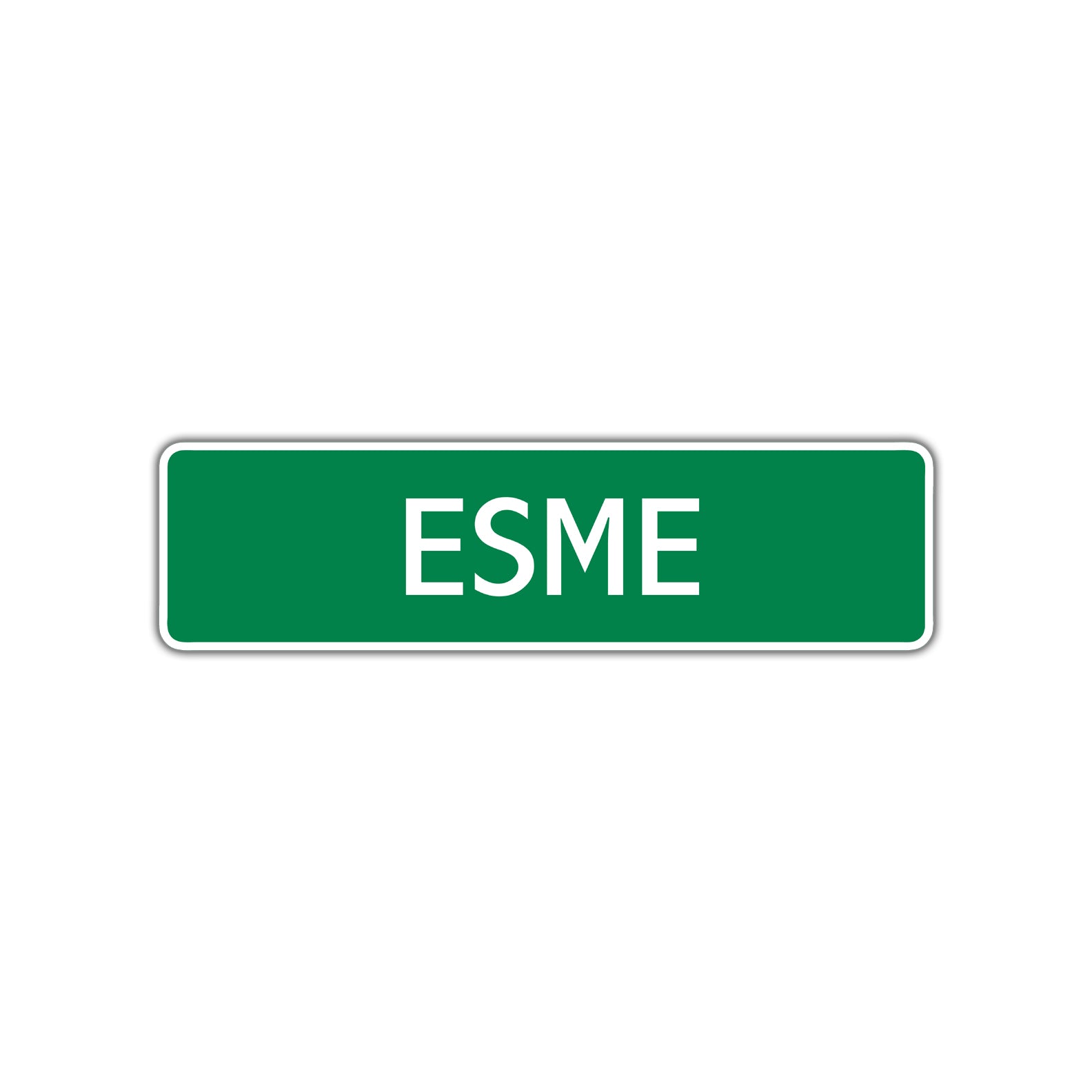 Esme Street Sign Plate