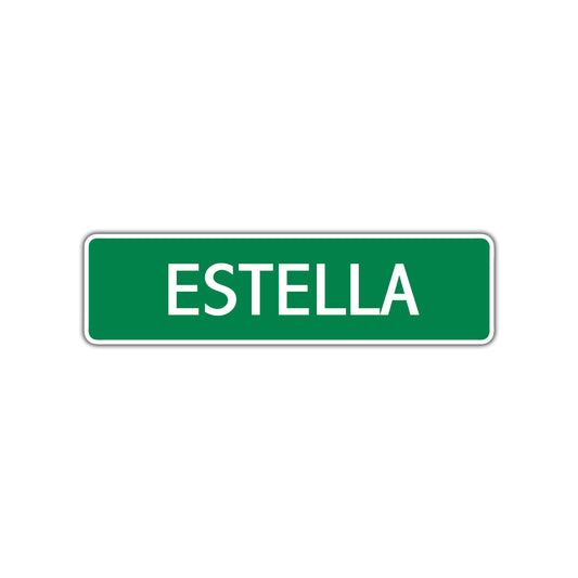 Estella Street Sign