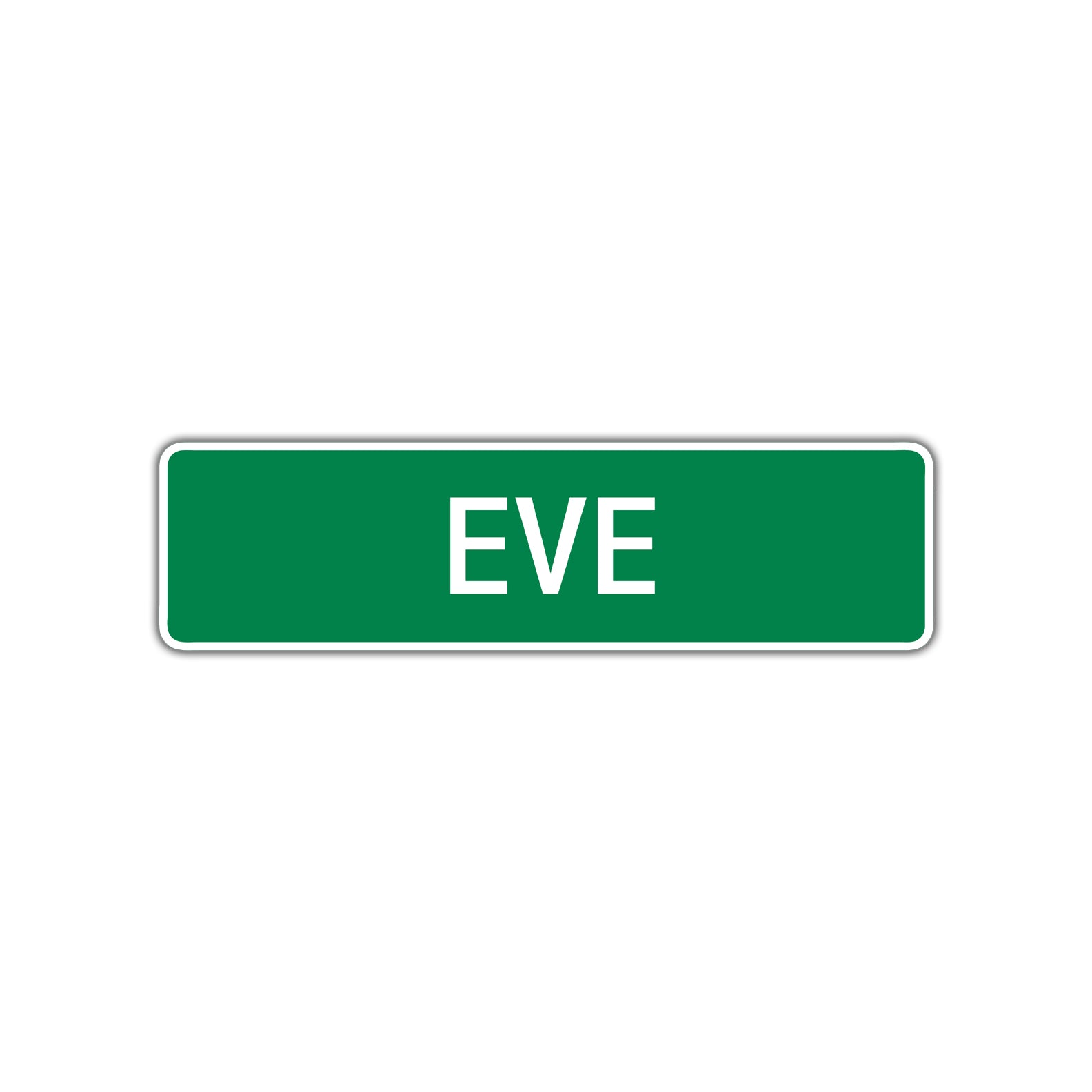 Eve Street Sign Plate