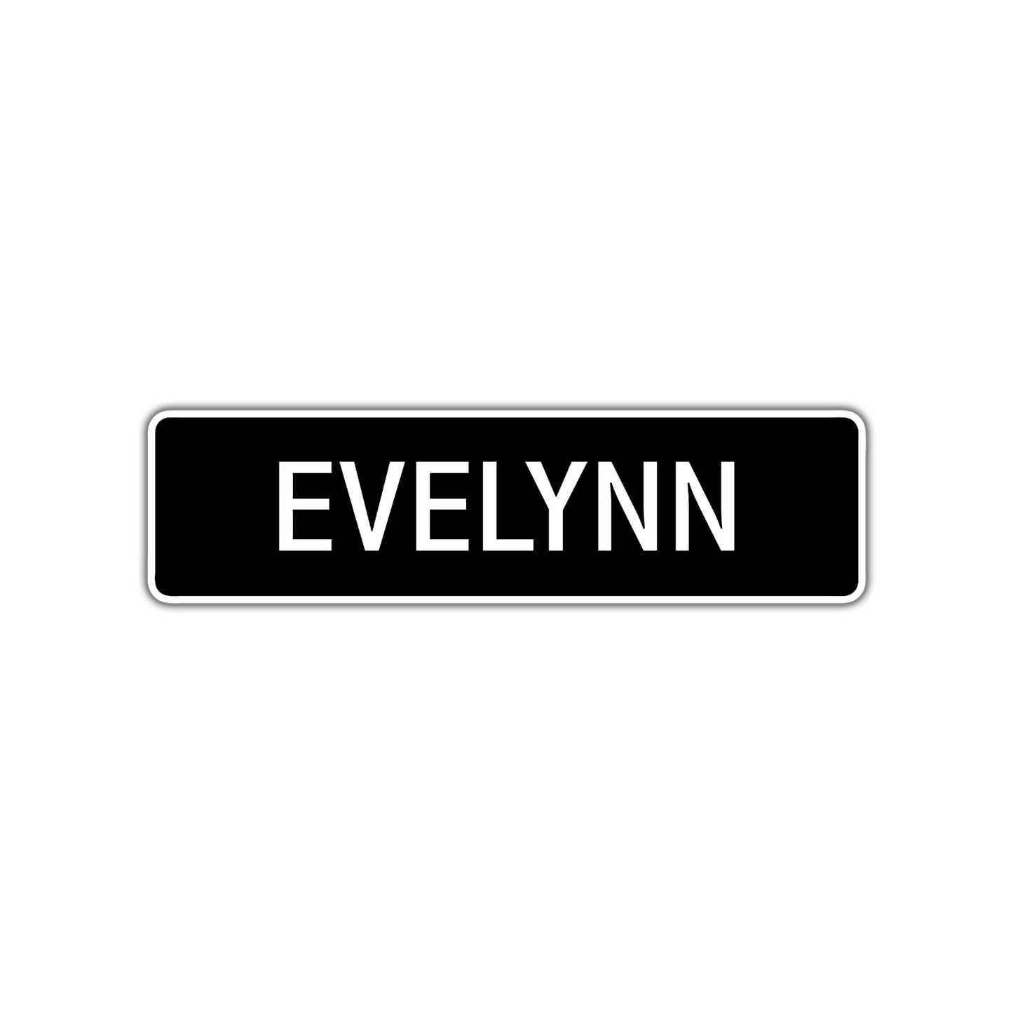 Evelynn Street Metal Sign 