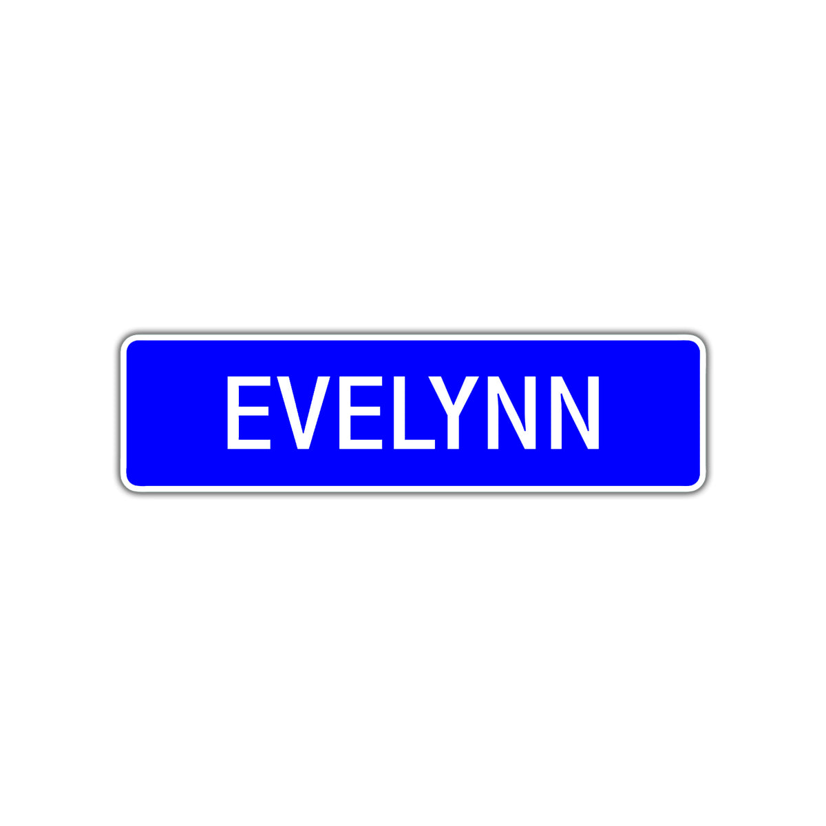 Evlen Sign Evelynn Street Sign Children Name Room Plate – Sign Fever