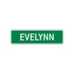 Evelynn Street Sign Plate