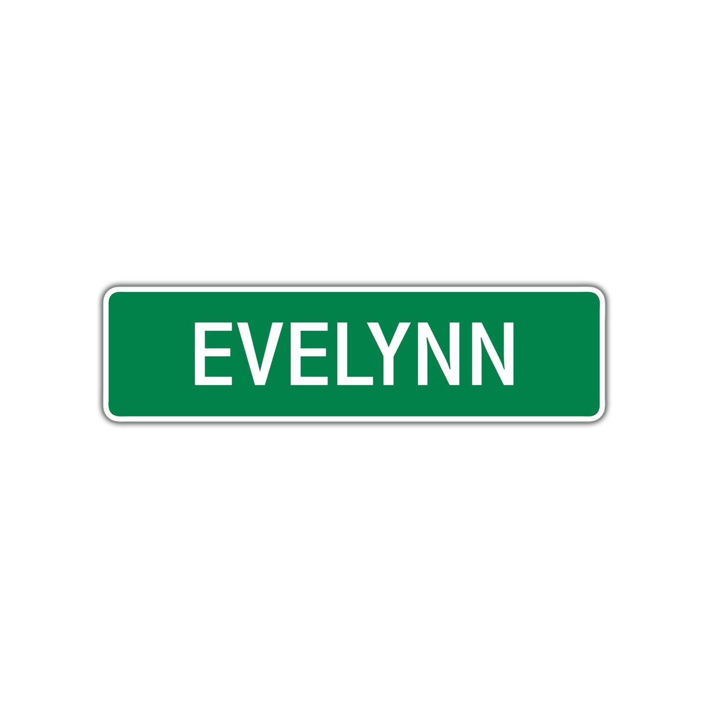 Evelynn Street Sign Plate