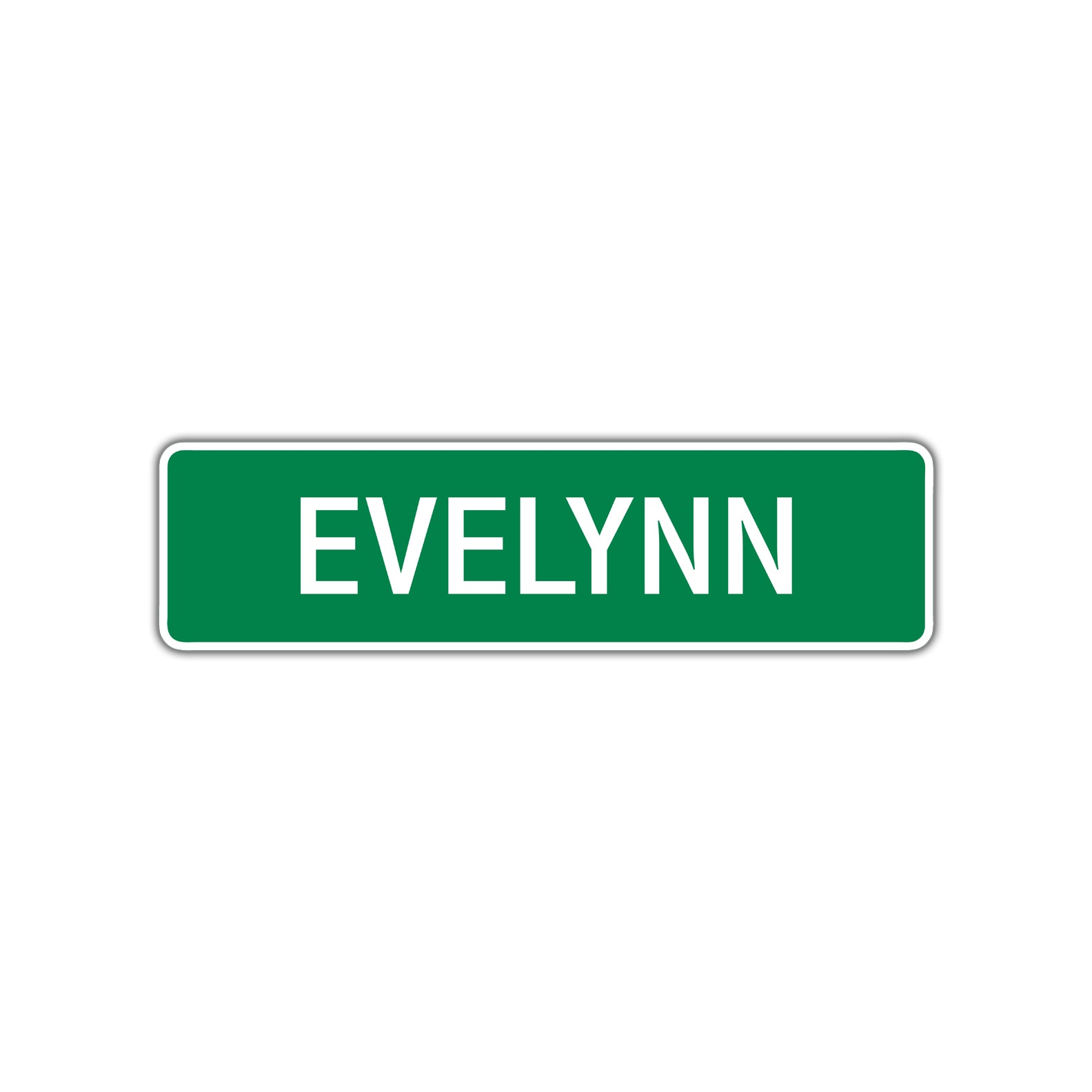 Evelynn Street Sign Plate