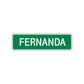 Fernanda Street Sign Plate