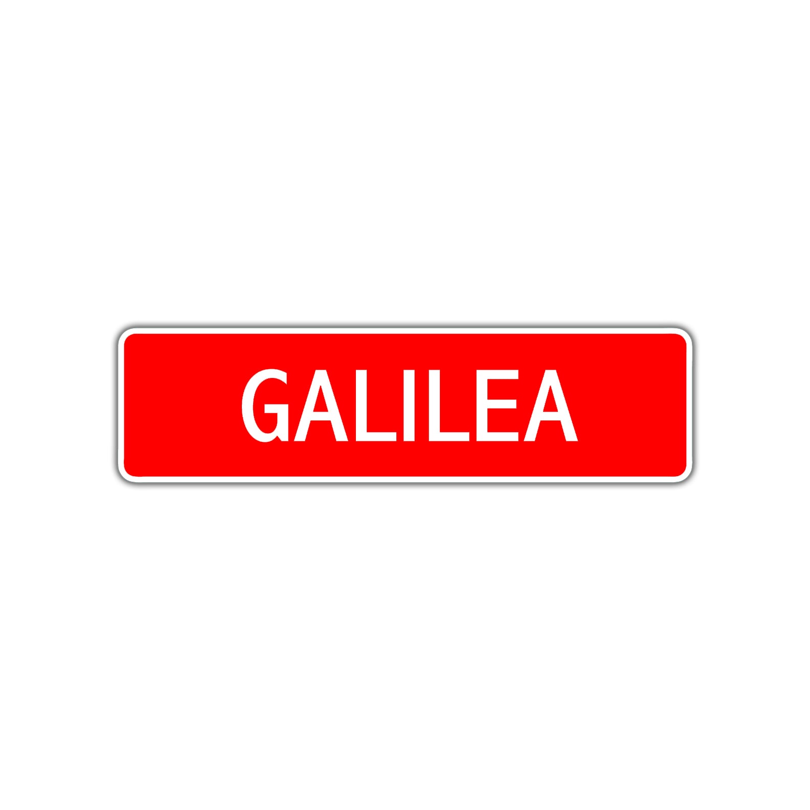 Galilea Street Sign
