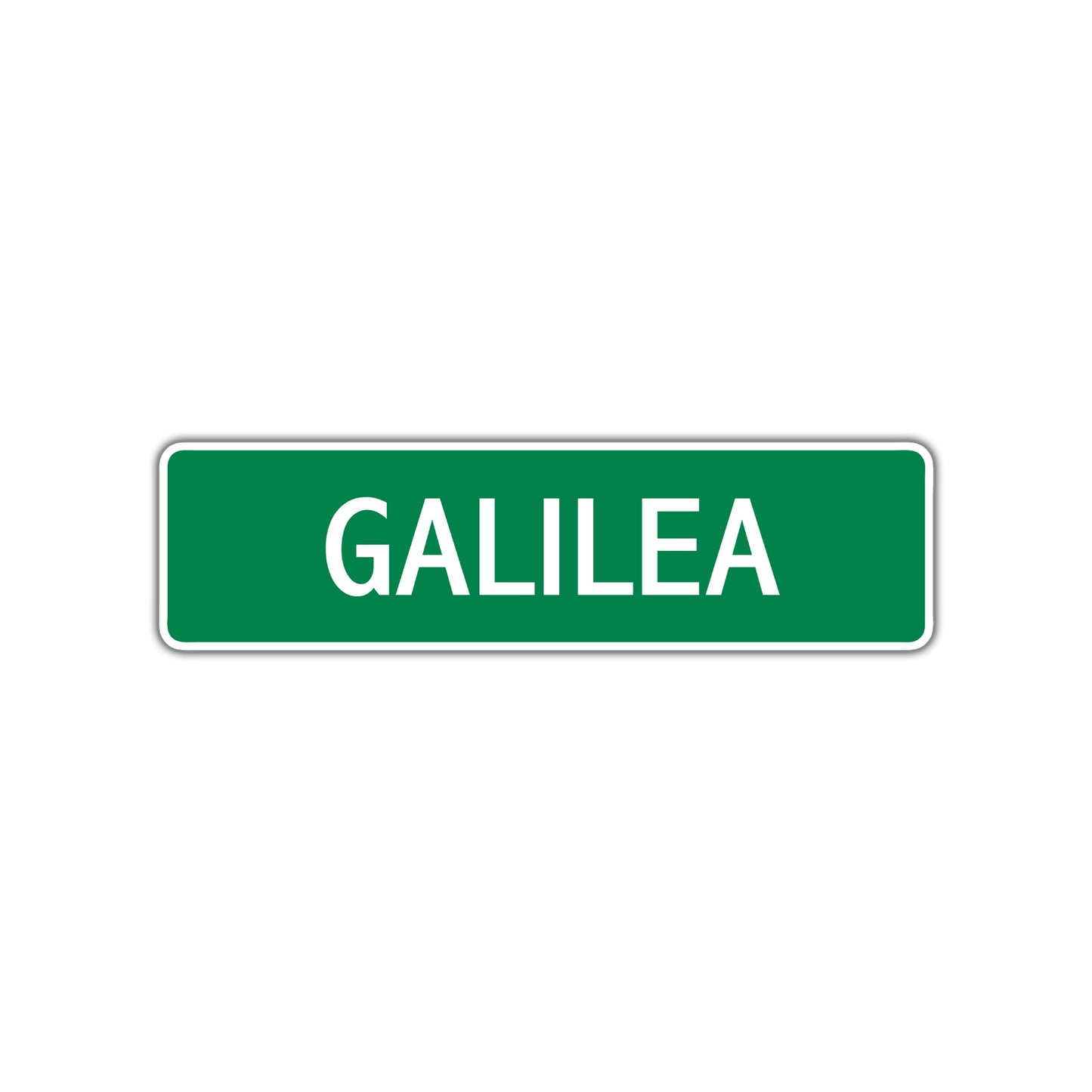 Galilea Street Sign Plate
