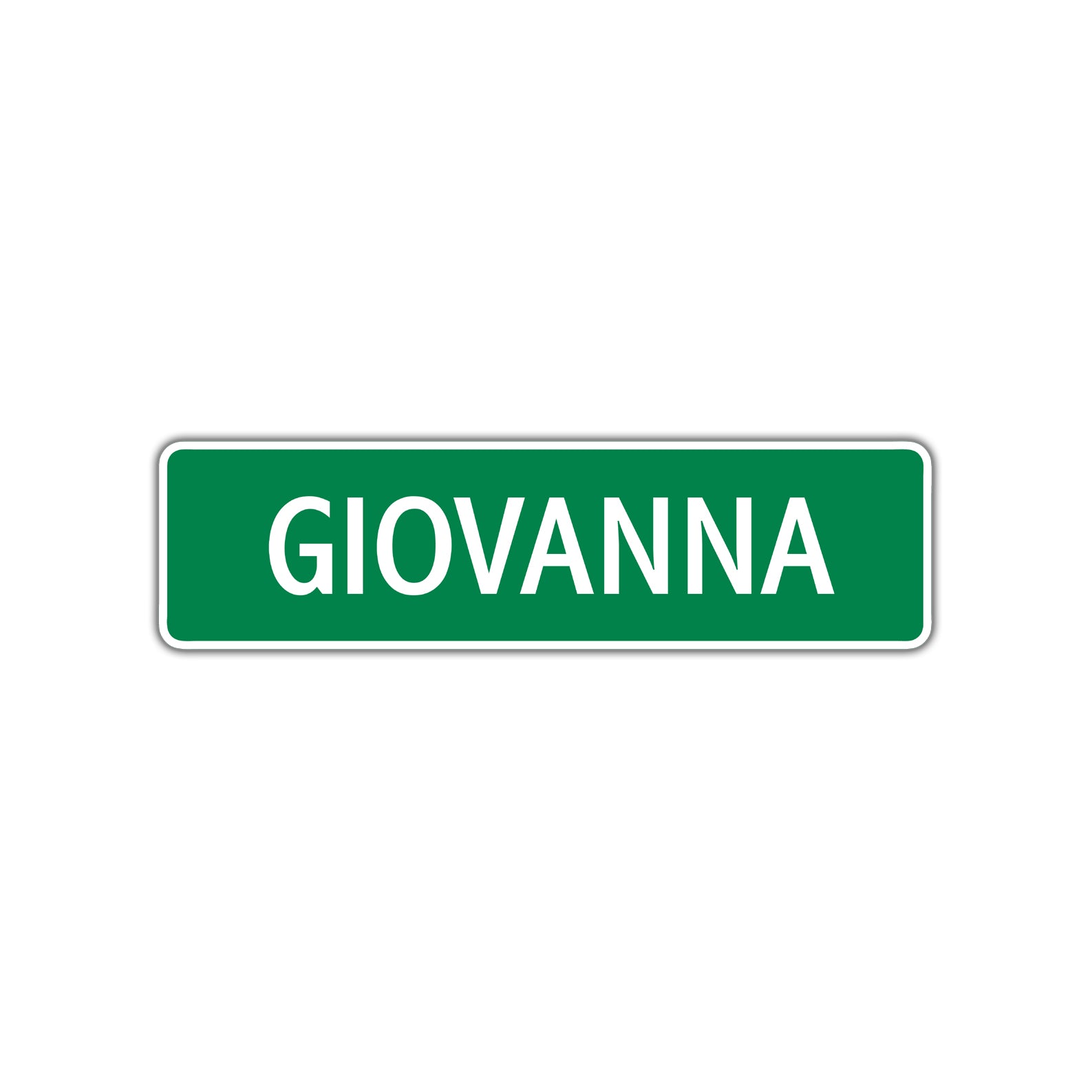 Giovanna Street Sign 