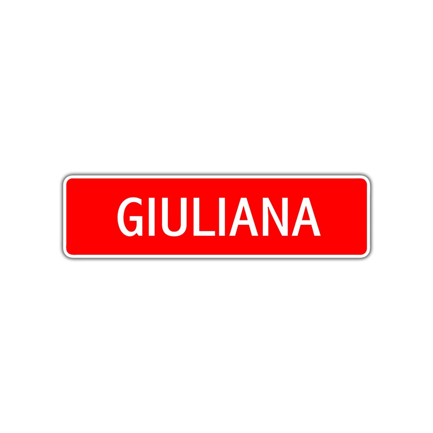 Giuliana Street Sign